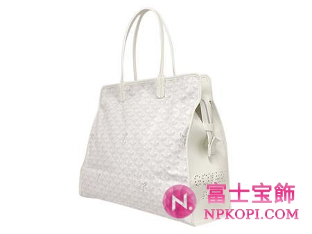 ゴヤール　HARDY PM　トートバッグ（ホワイト）HARDY-PM50-BLANCHE-NOIR